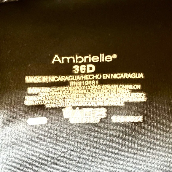 Ambrielle Women’s Strapless Body Shaper Bodysuit 36D - Picture 2 of 7